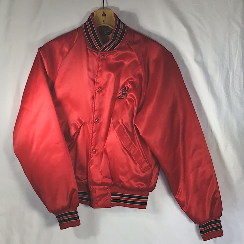 Pro-Satin Bomber/Baseball Jacket- fully quilted inside.